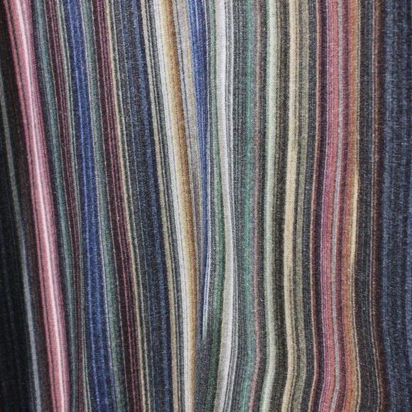 MONTEAU Faith and Joy Multi-colour Rainbow Stripe Knit Top Shirt Small S - Picture 7 of 9